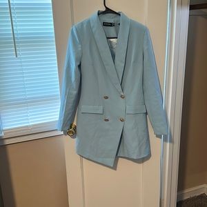 Blue Blazer dress
